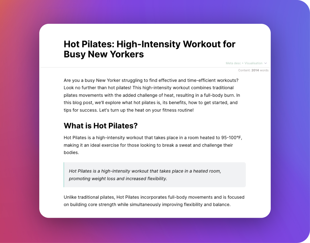 SEO.ai - The #1 AI Writer for SEO