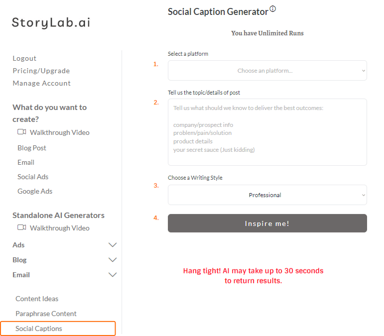Pinterest Description Generator. Powered by AI [Start for Free]
