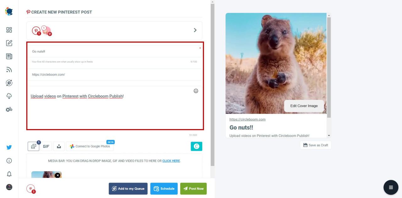 AI-Powered Pinterest Description Generator by Circleboom